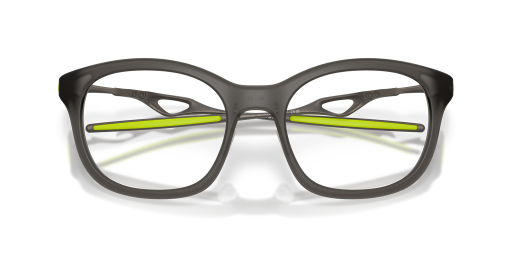 Oakley OX8204D Neoture Unisex Rectangle Eyeglass Frames - Satin Grey Smoke Frame
