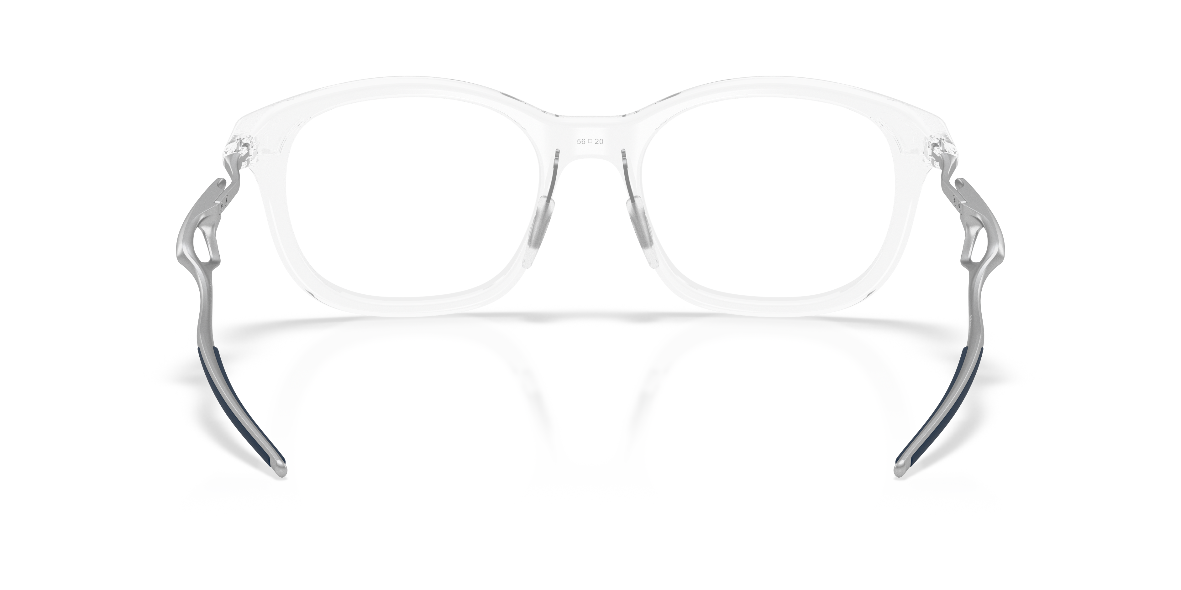Oakley OX8204D Neoture Unisex Rectangle Eyeglass Frames - Polished Clear Frame