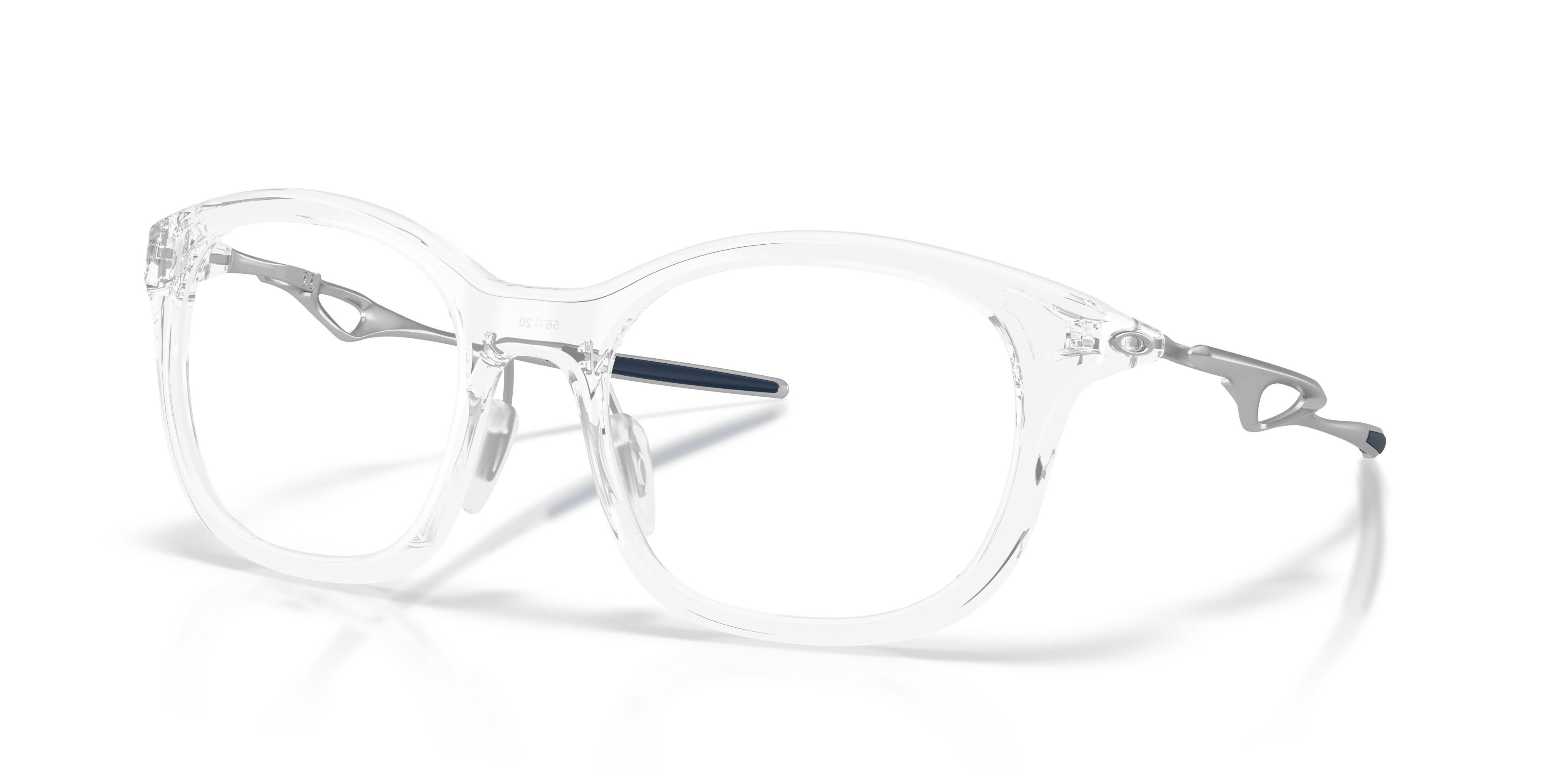 Oakley OX8204D Neoture Unisex Rectangle Eyeglass Frames - Satin Grey Smoke Frame