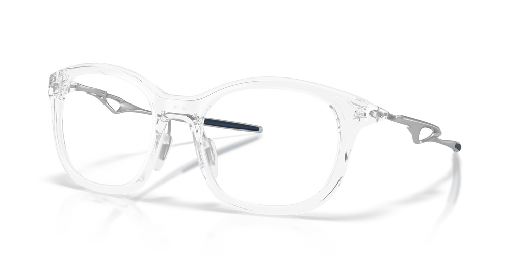 Oakley OX8204D Neoture Unisex Rectangle Eyeglass Frames - Polished Clear Frame