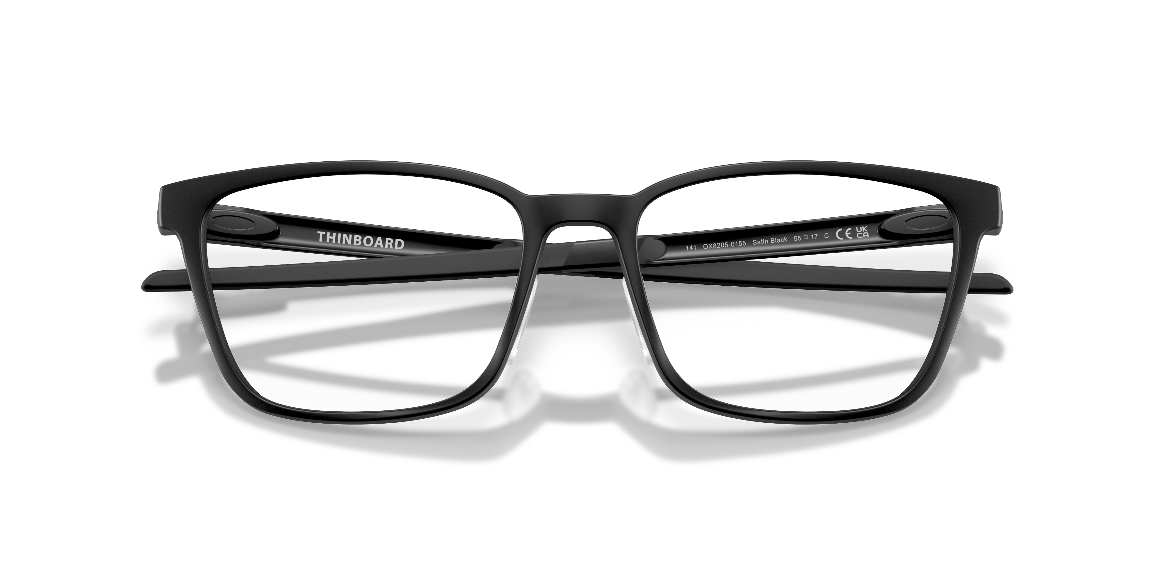 Oakley OX8205 Thinboard Unisex Rectangle Eyeglass Frames - Satin Universe Blue Frame