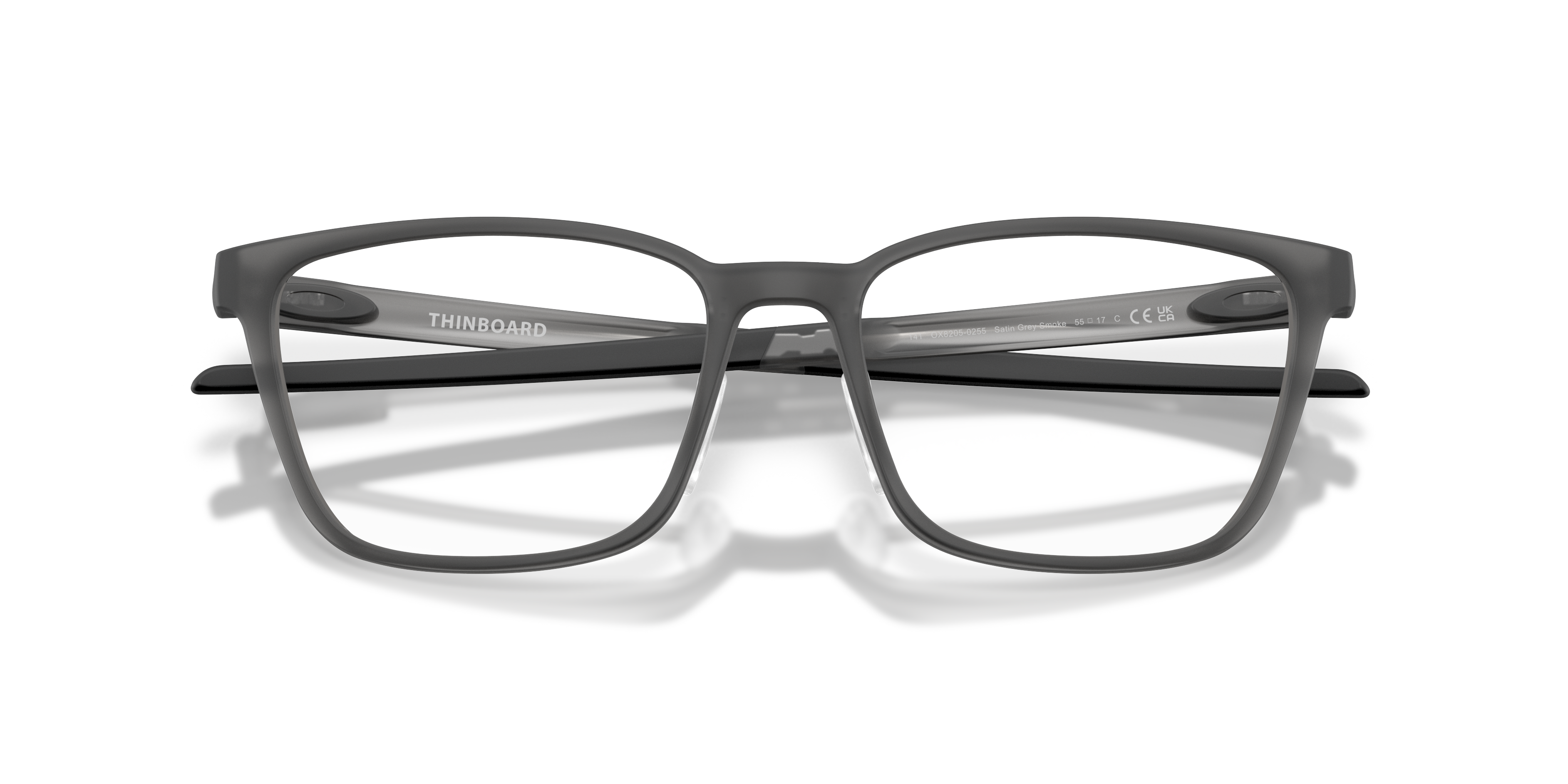 Oakley OX8205 Thinboard Unisex Rectangle Eyeglass Frames - Matte Dark Amber Frame