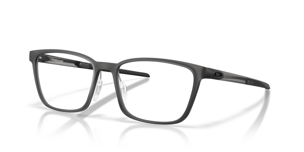 Oakley OX8205 Thinboard Unisex Rectangle Eyeglass Frames - Satin Grey Smoke Frame
