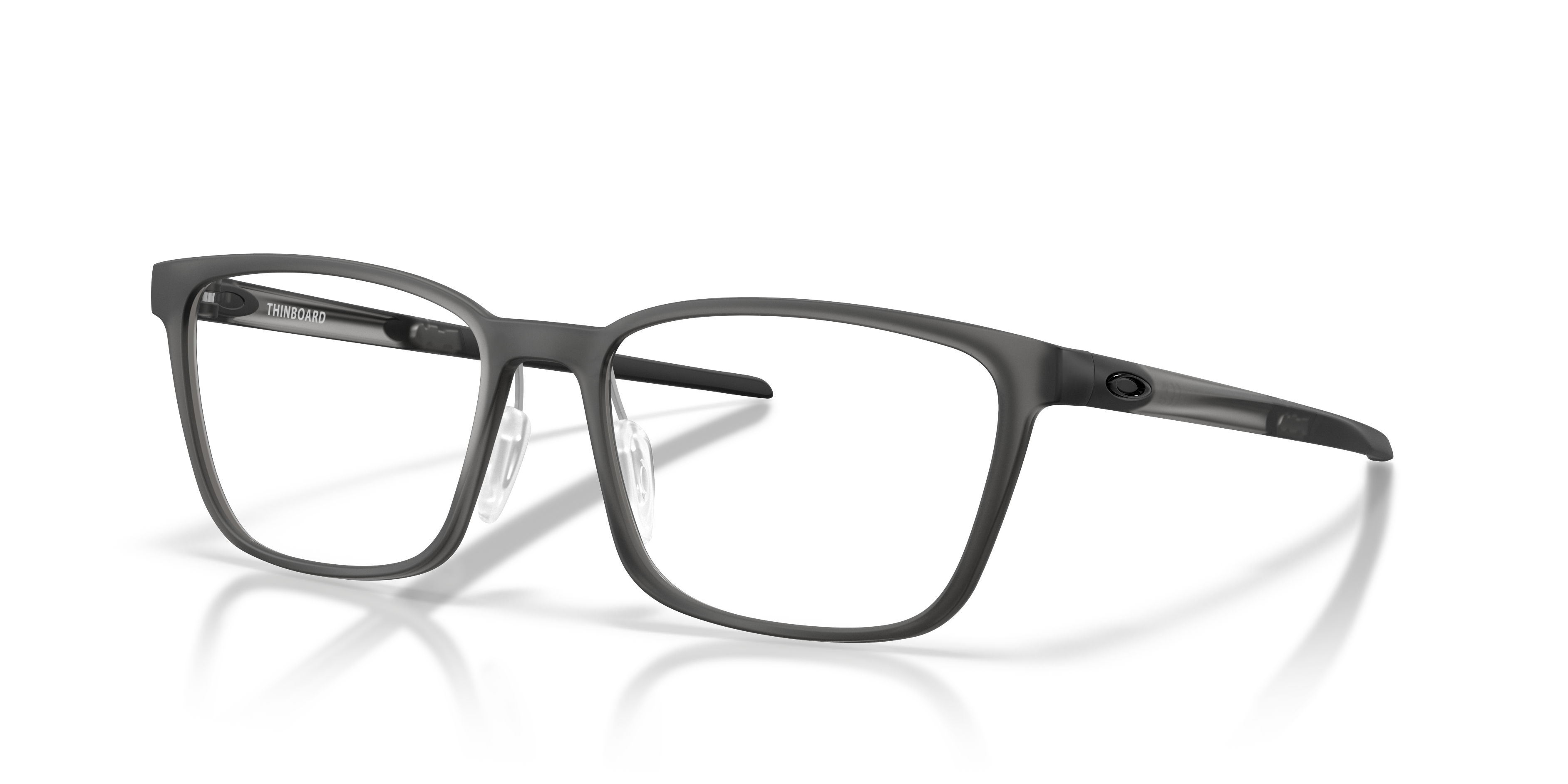Oakley OX8205 Thinboard Unisex Rectangle Eyeglass Frames - Satin Grey Smoke Frame