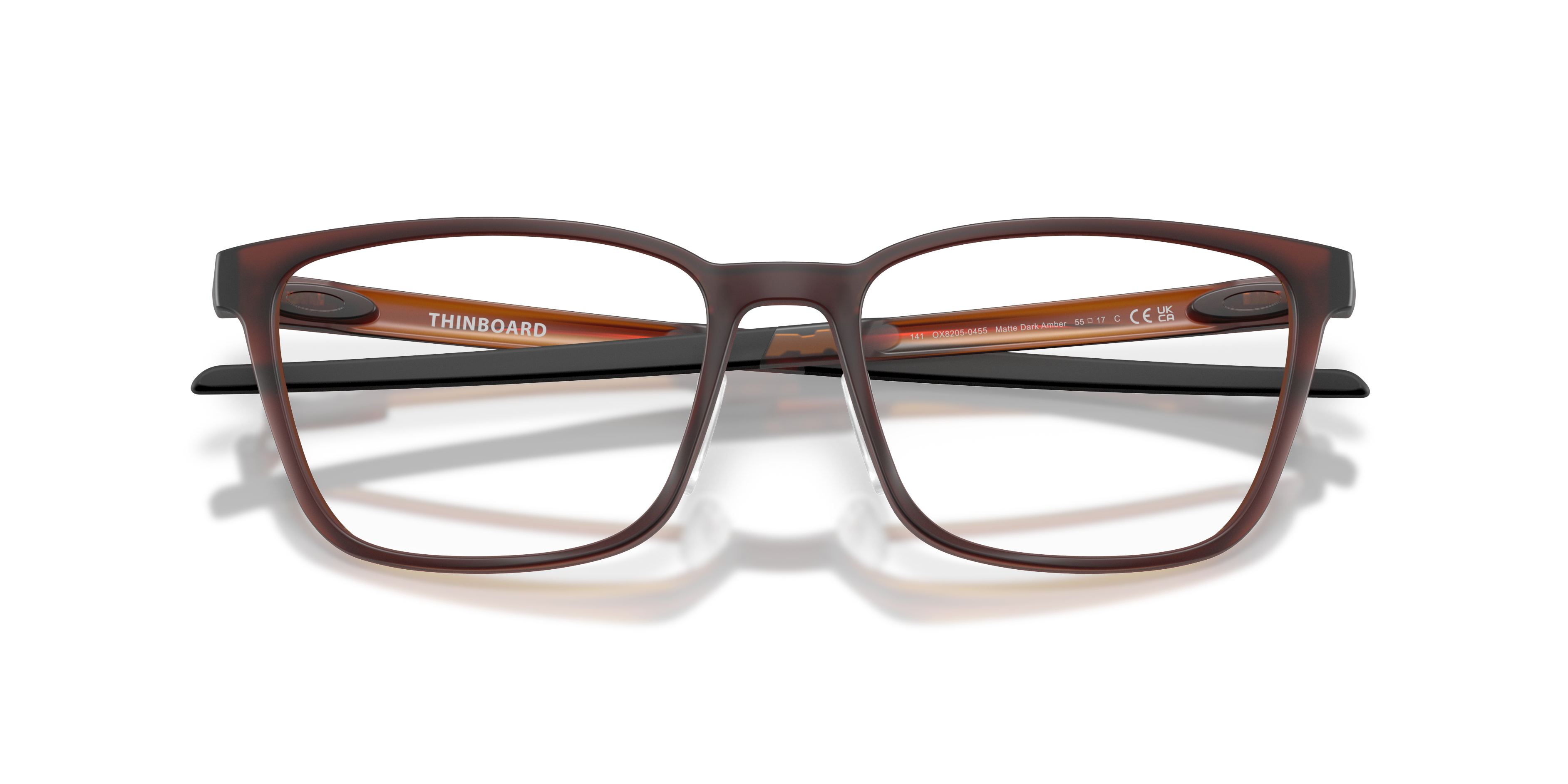 Oakley OX8205 Thinboard Unisex Rectangle Eyeglass Frames - Satin Black Frame