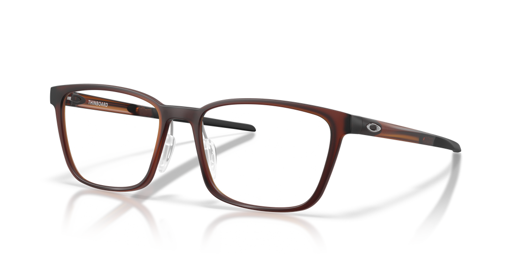 Oakley OX8205 Thinboard Unisex Rectangle Eyeglass Frames - Matte Dark Amber Frame