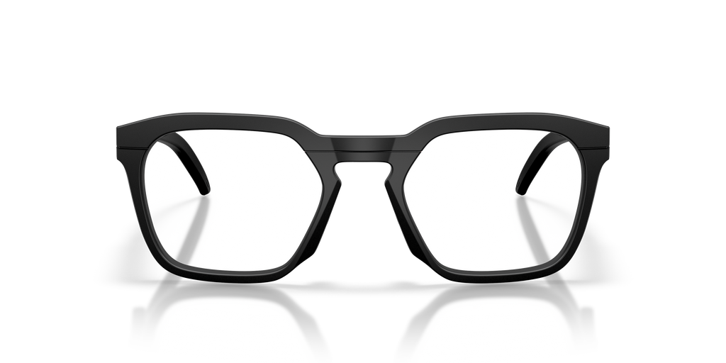 Oakley OX8208 HSTN SQ Unisex Square Eyeglass Frames - Satin Black Frame