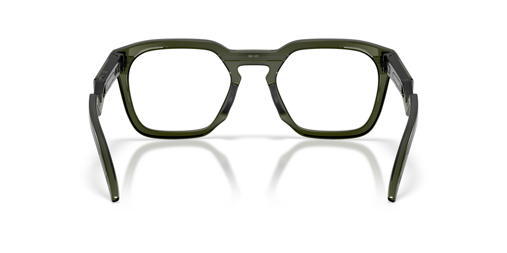 Oakley OX8208 HSTN SQ Unisex Square Eyeglass Frames - Satin Black Frame
