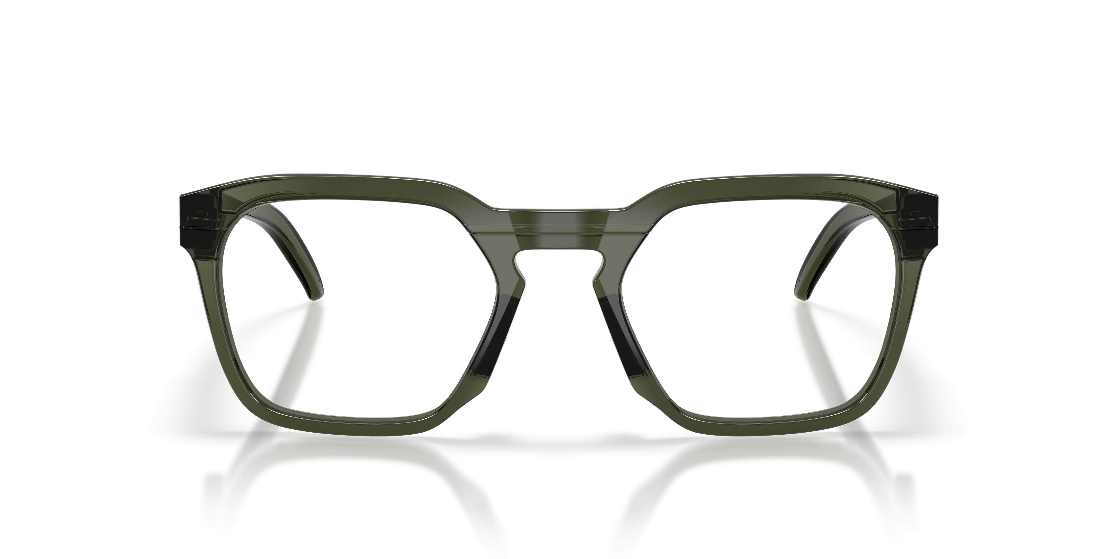 Oakley OX8208 HSTN SQ Unisex Square Eyeglass Frames - Satin Black Frame