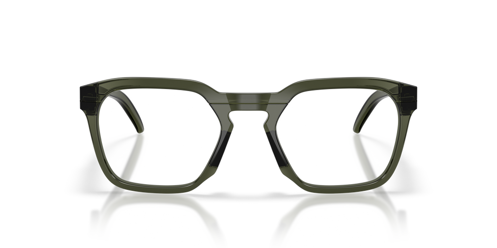 Oakley OX8208 HSTN SQ Unisex Square Eyeglass Frames - Olive Ink Frame