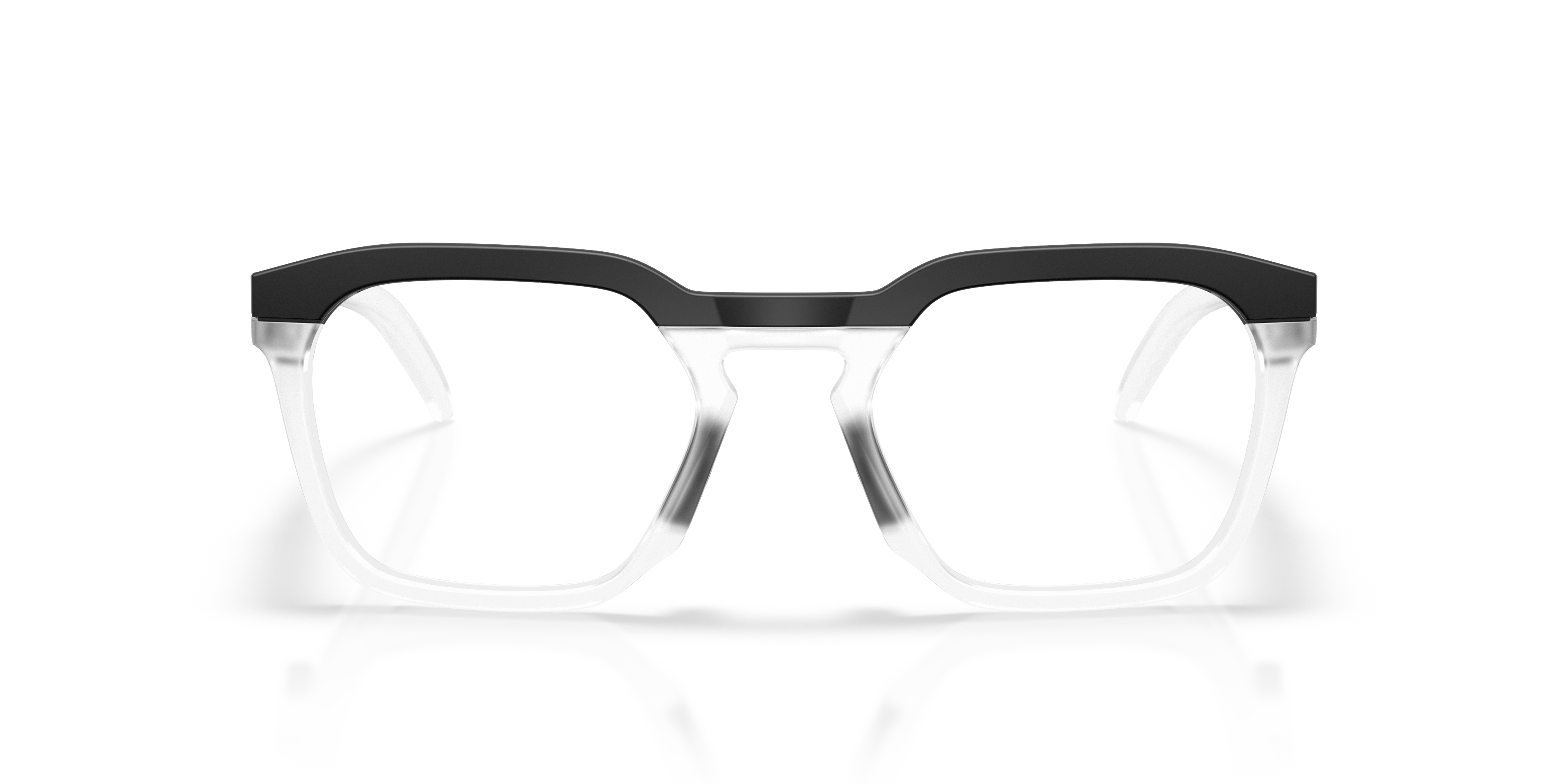 Oakley OX8208 HSTN SQ Unisex Square Eyeglass Frames - Satin Black Frame