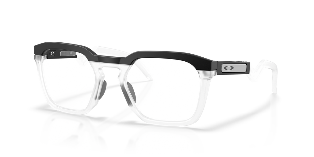 Oakley OX8208 HSTN SQ Unisex Square Eyeglass Frames - Satin Black Frame