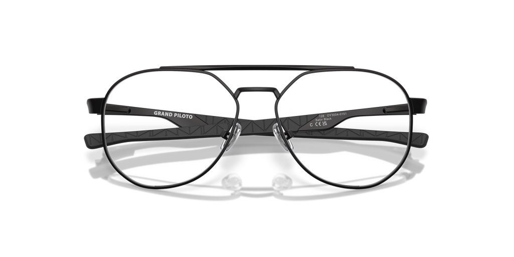 Oakley OY3004 Grand Piloto Youth Pilot Eyeglass Frames - Satin Black Frame