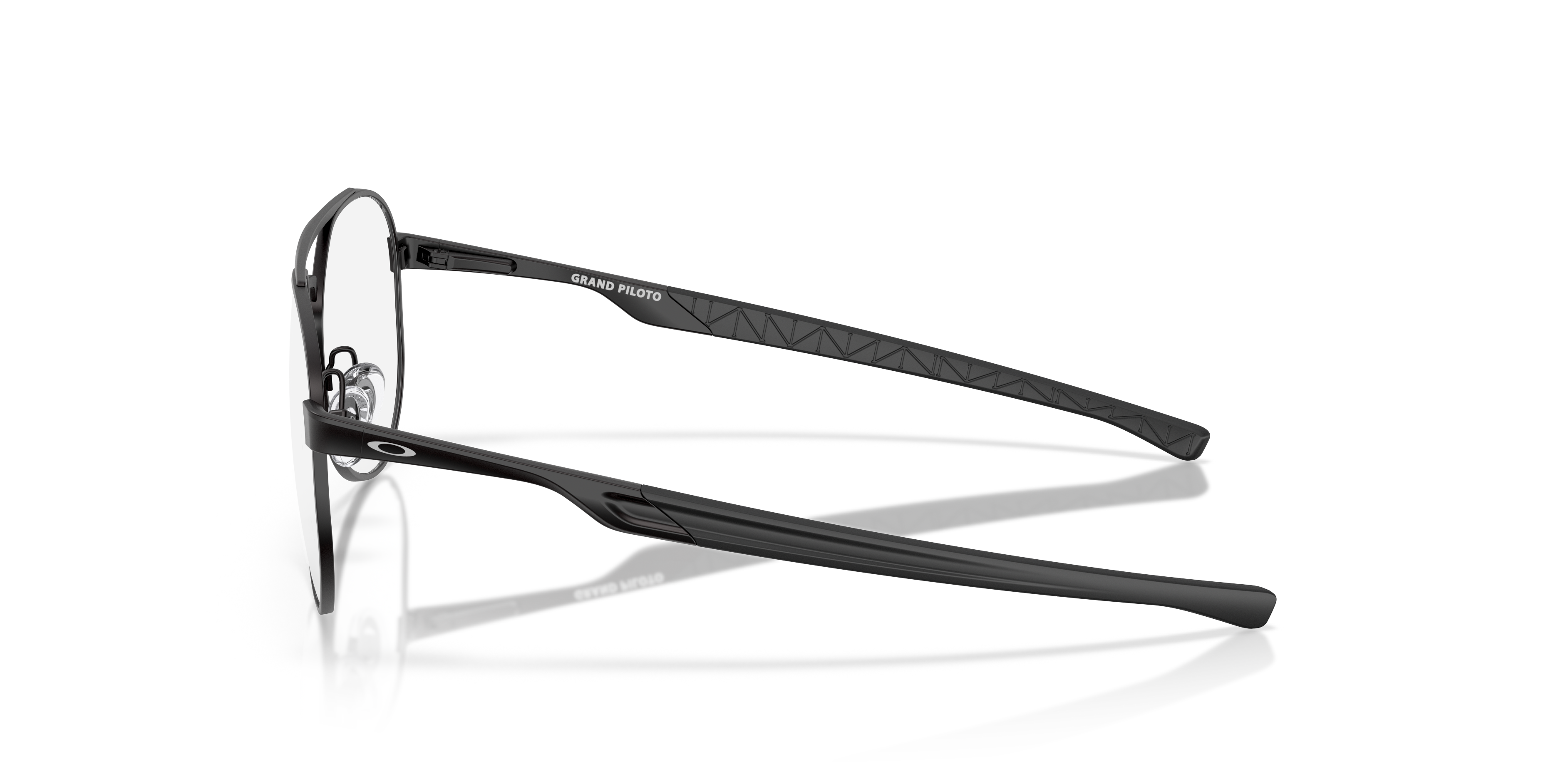 Oakley OY3004 Grand Piloto Youth Pilot Eyeglass Frames - Satin Chrome Frame