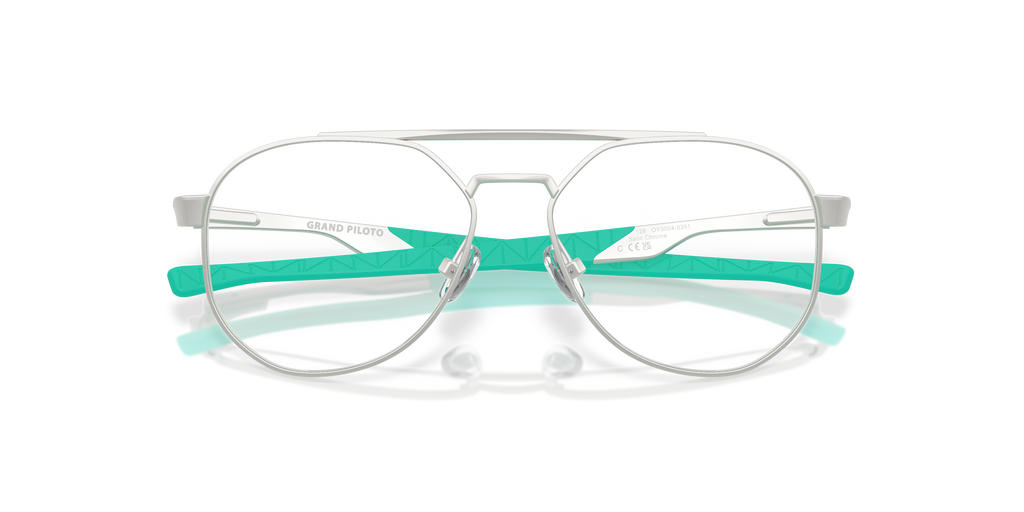 Oakley OY3004 Grand Piloto Youth Pilot Eyeglass Frames - Satin Black Frame