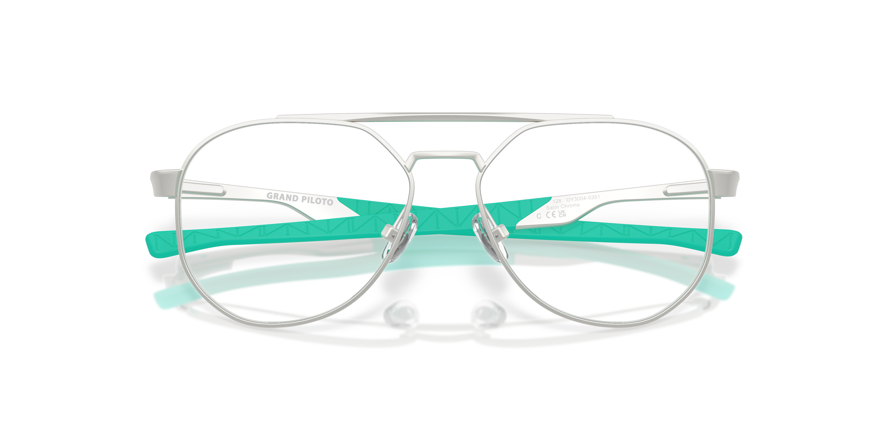 Oakley OY3004 Grand Piloto Youth Pilot Eyeglass Frames - Satin Black Frame