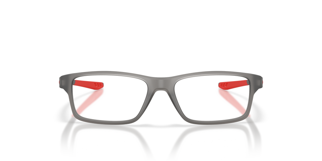 Oakley OY8002 Crosslink XS Youth Square Eyeglass Frames - Satin Grey Smoke Frame