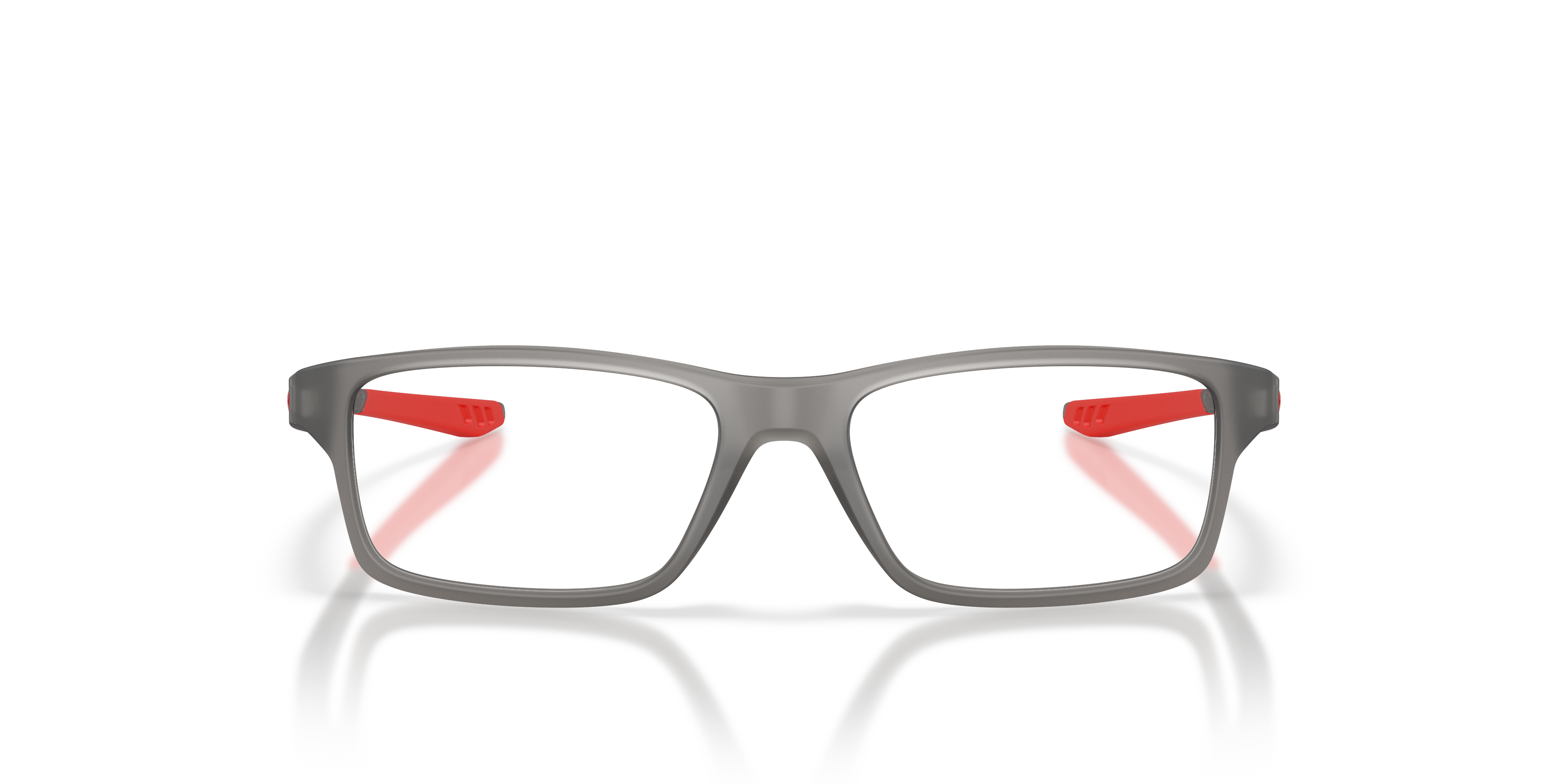 Oakley OY8002 Crosslink XS Youth Square Eyeglass Frames - Satin Grey Smoke Frame