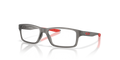 Oakley OY8002 Crosslink XS Youth Square Eyeglass Frames - Satin Grey Smoke Frame