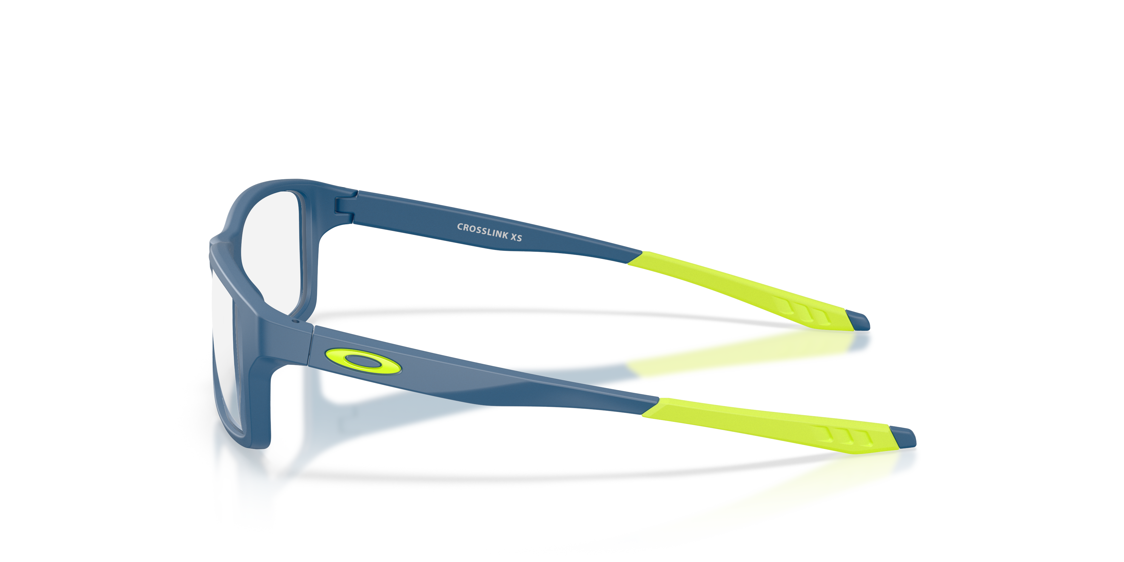 Oakley OY8002 Crosslink XS Youth Square Eyeglass Frames - Satin Grey Smoke Frame