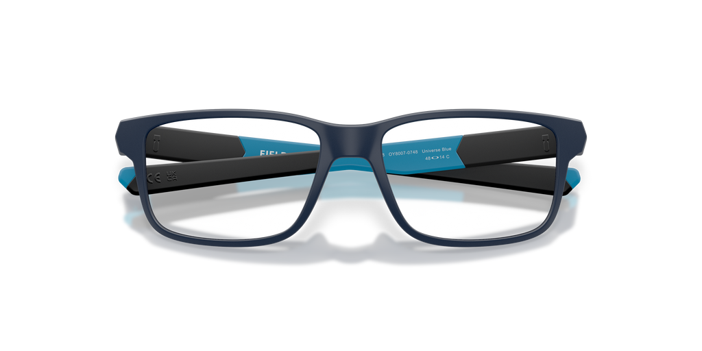 Oakley OY8007 Field Day Youth Square Eyeglass Frames - Universe Blue Frame