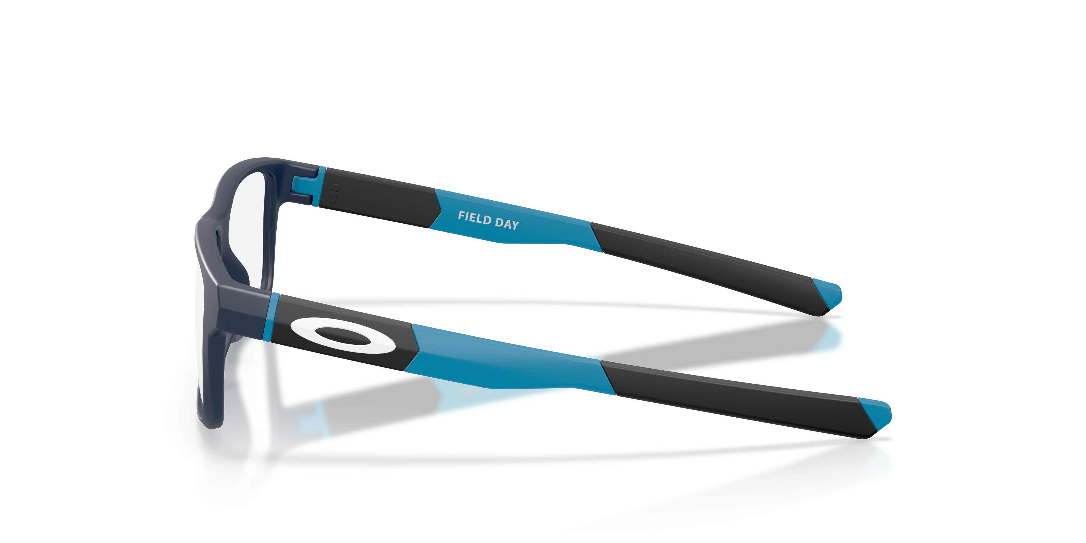 Oakley OY8007 Field Day Youth Square Eyeglass Frames - Grey Shadow Frame