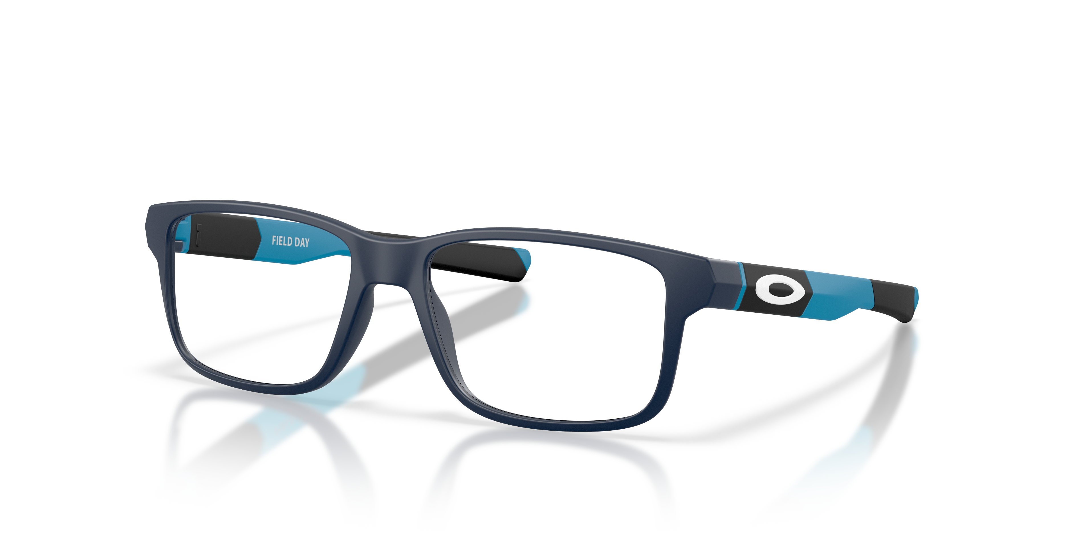 Oakley OY8007 Field Day Youth Square Eyeglass Frames - Universe Blue Frame