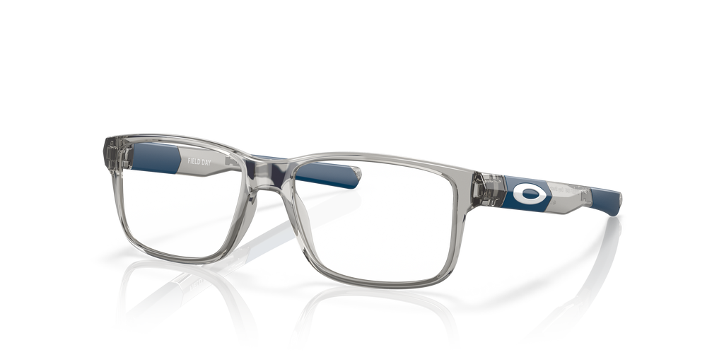 Oakley OY8007 Field Day Youth Square Eyeglass Frames - Grey Shadow Frame