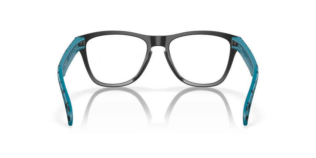 Oakley OY8009 Frogskins XS Youth Round Eyeglass Frames - Matte Black Frame