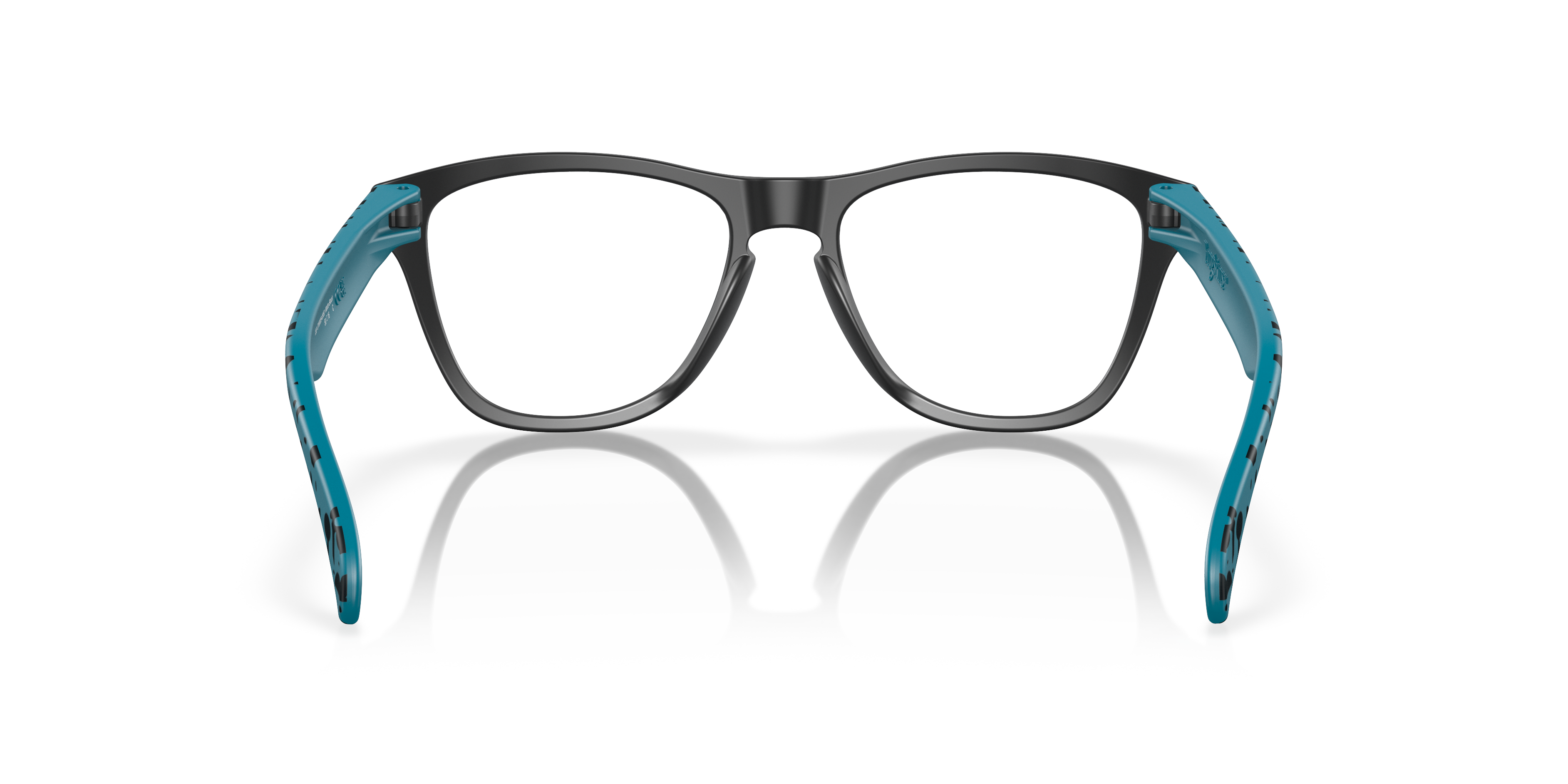 Oakley OY8009 Frogskins XS Youth Round Eyeglass Frames - Matte Black Frame