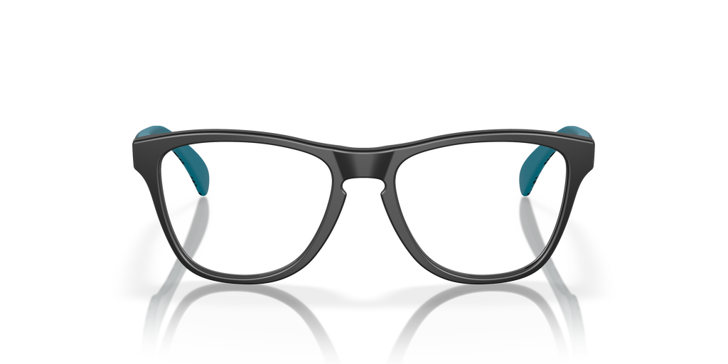Oakley OY8009 Frogskins XS Youth Round Eyeglass Frames - Matte Black Frame