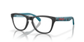 Oakley OY8009 Frogskins XS Youth Round Eyeglass Frames - Matte Black Frame