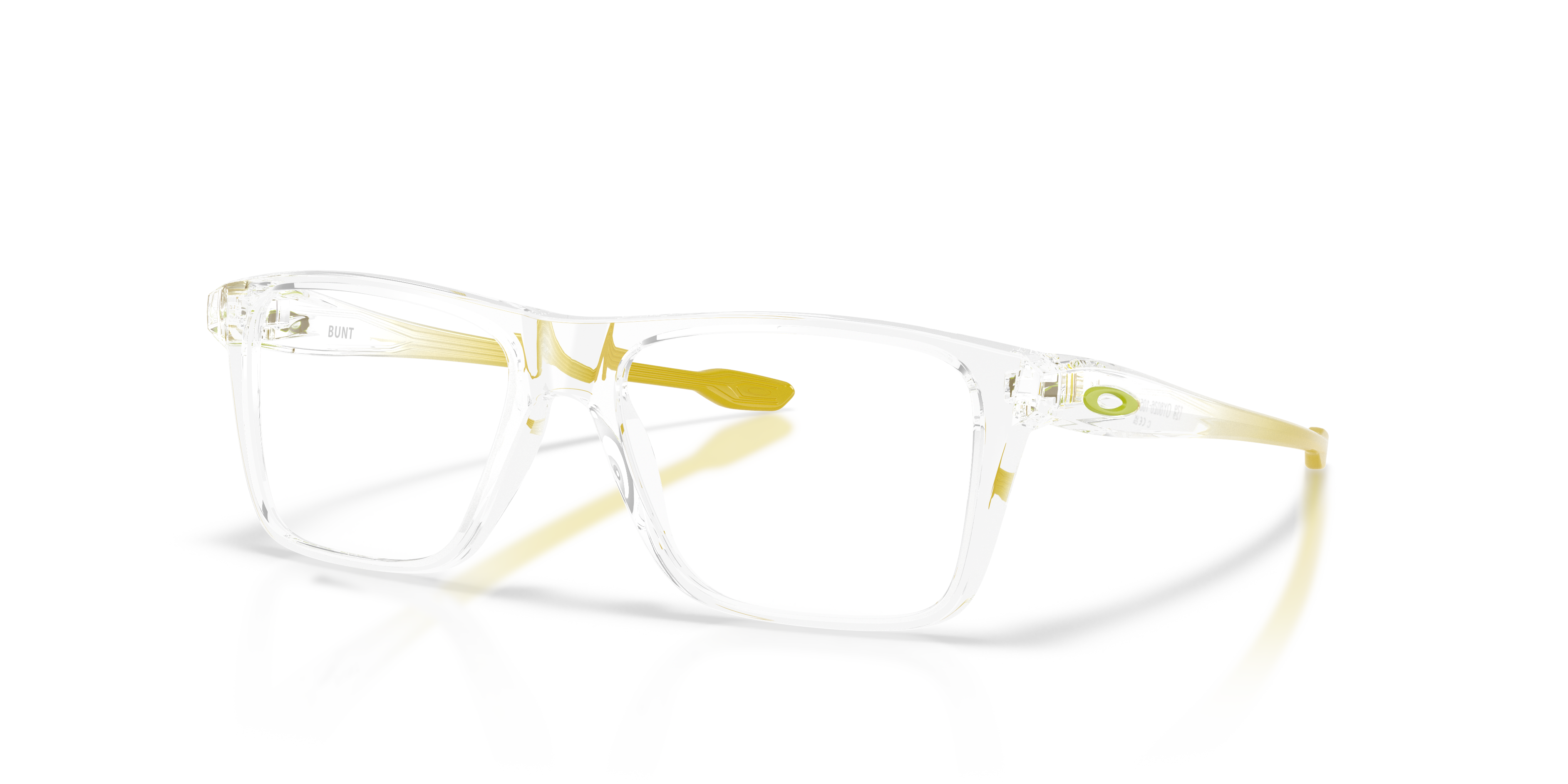 Oakley OY8026 Bunt Youth Rectangle Eyeglass Frames - Polished Clear Frame