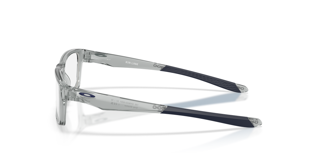 Oakley OY8033 Kin Link Youth Rectangle Eyeglass Frames - Transparent Abyss Frame