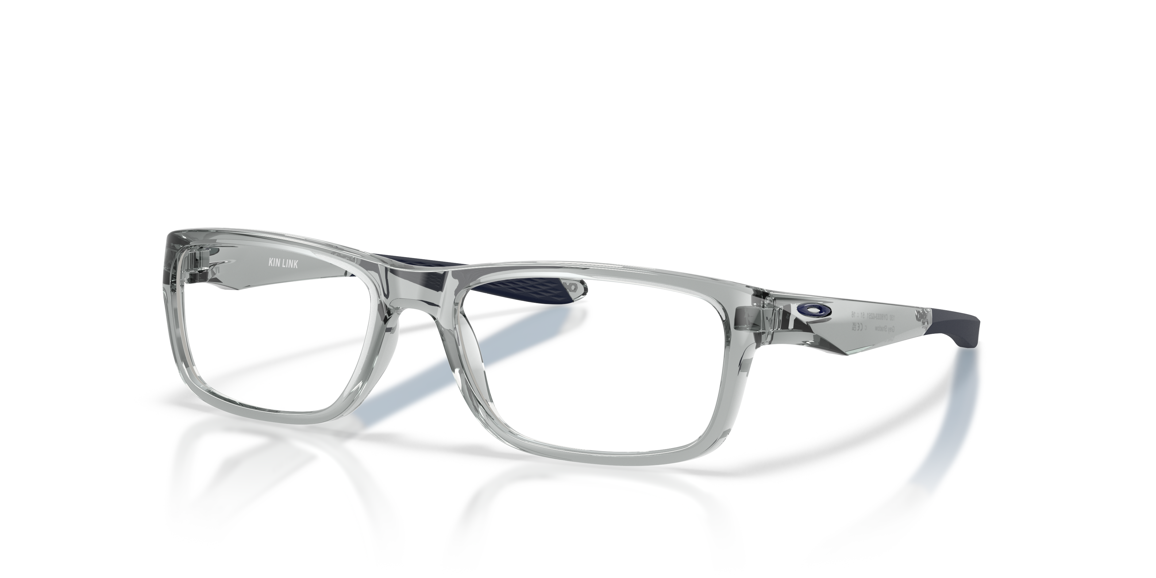 Oakley OY8033 Kin Link Youth Rectangle Eyeglass Frames - Grey Shadow Frame