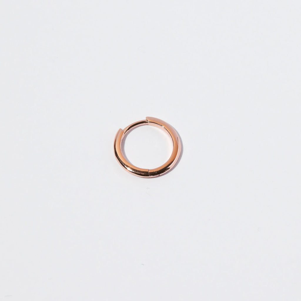 Essential 11.5mm Hoop in Rose Gold