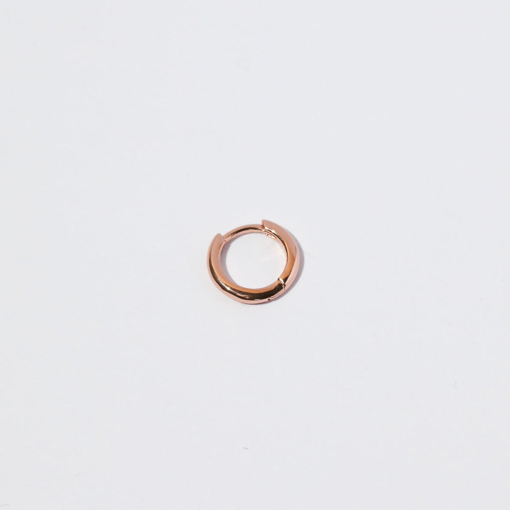 Essential 8mm Hoop in Rose Gold