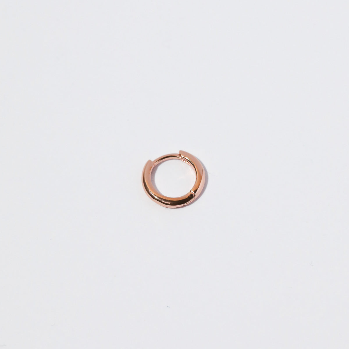 Essential 8mm Hoop in Rose Gold
