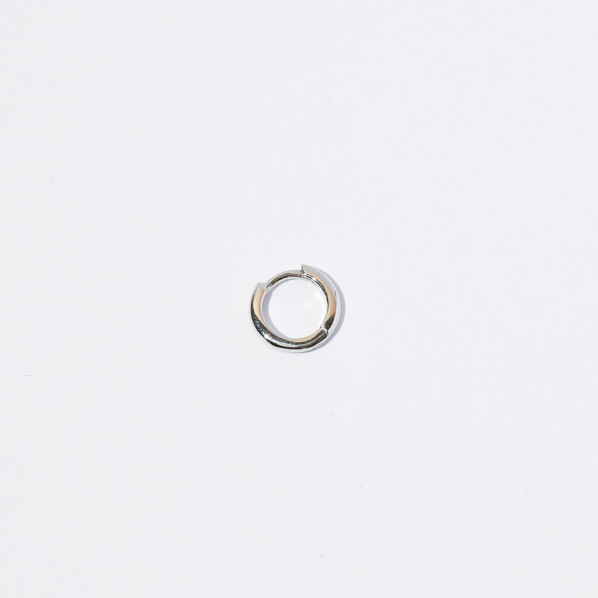 Essential 8mm Hoop in Silver