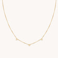Cosmic Star Charm Necklace in Gold