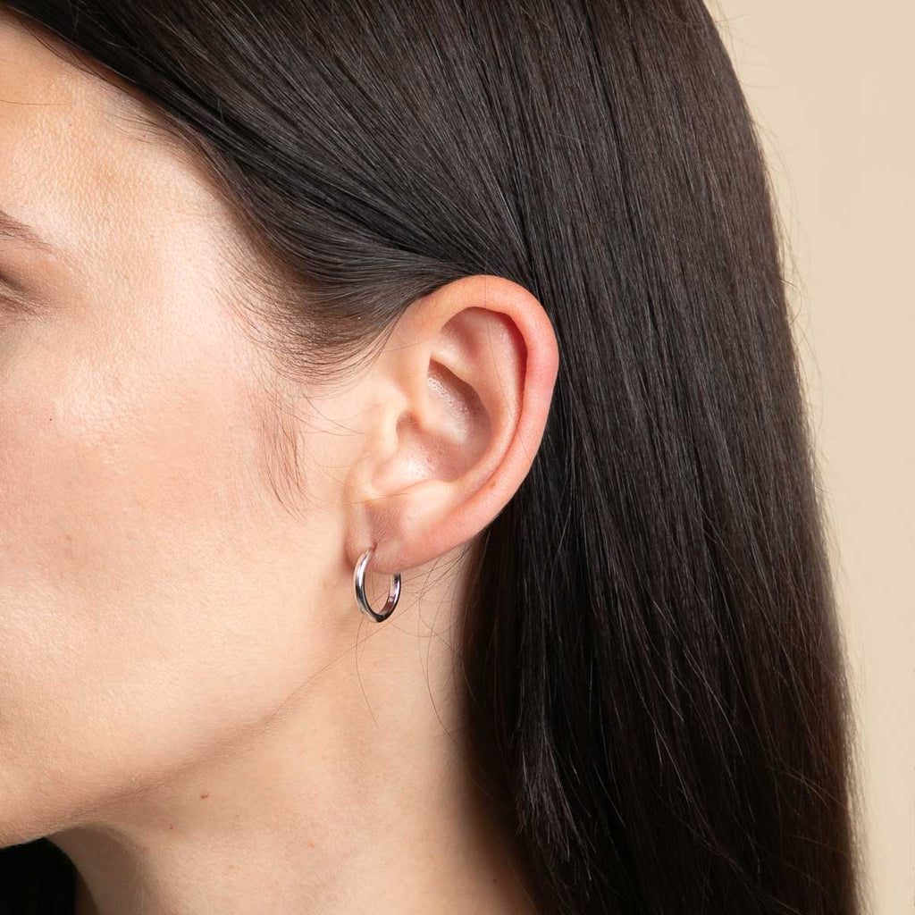 Essential Small Hoops in Silver