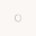 Seamless Hoop 1.2mm in Solid White Gold