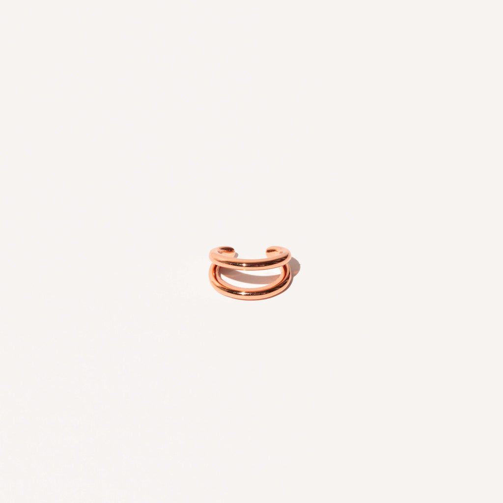 Illusion Essential Ear Cuff in Rose Gold