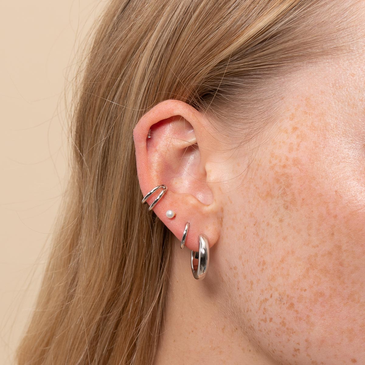 Illusion Essential Ear Cuff in Silver