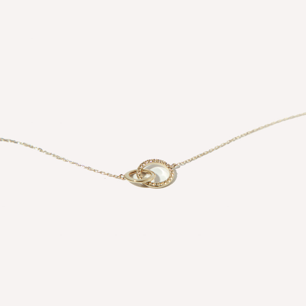 Orbit Topaz Bracelet in Solid Gold