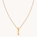 I Initial Bold Pendant Necklace in Gold