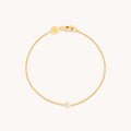 Essential Crystal Charm Bracelet in Gold