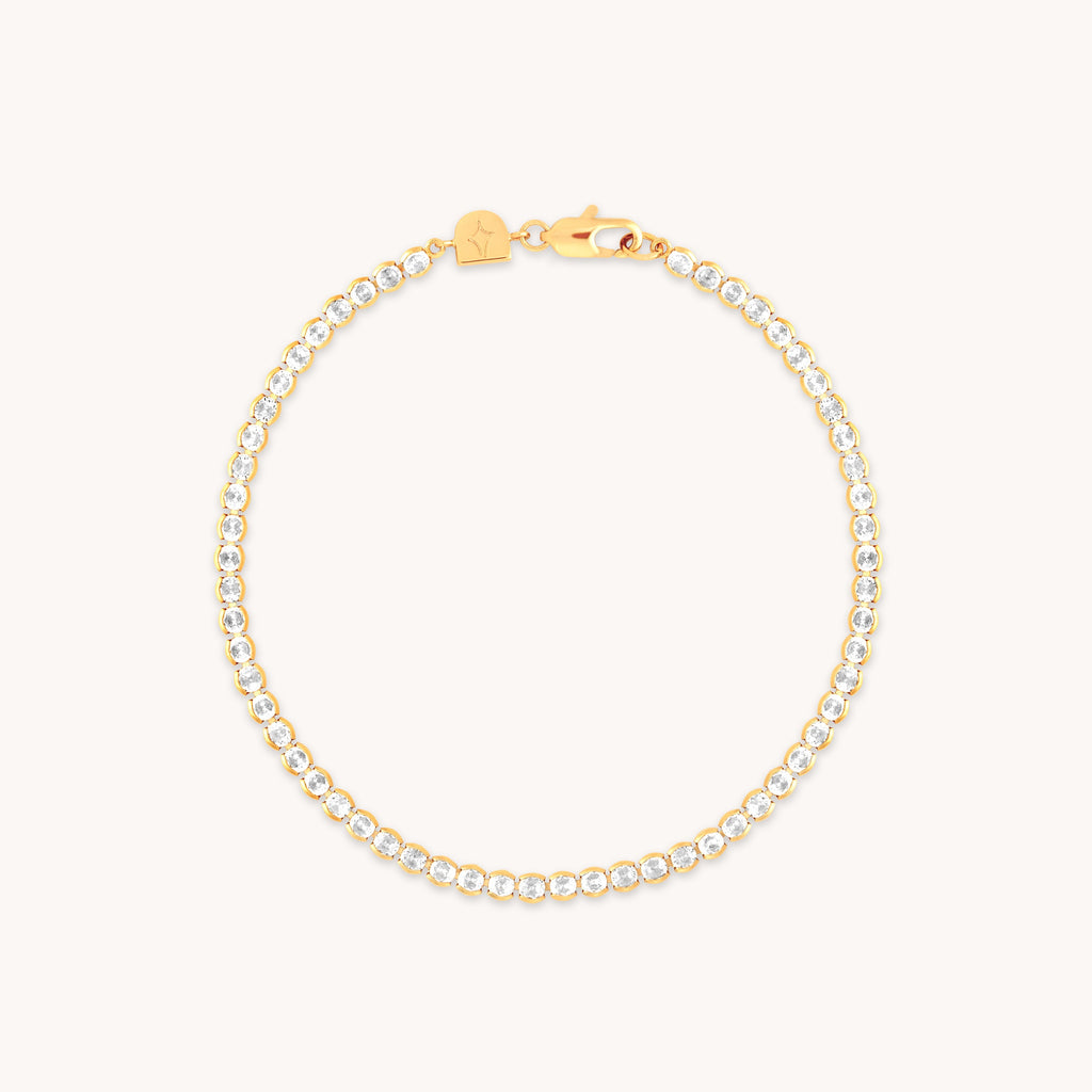 Gleam Bold Tennis Chain Bracelet in Gold