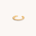 Crystal Ear Cuff in Gold