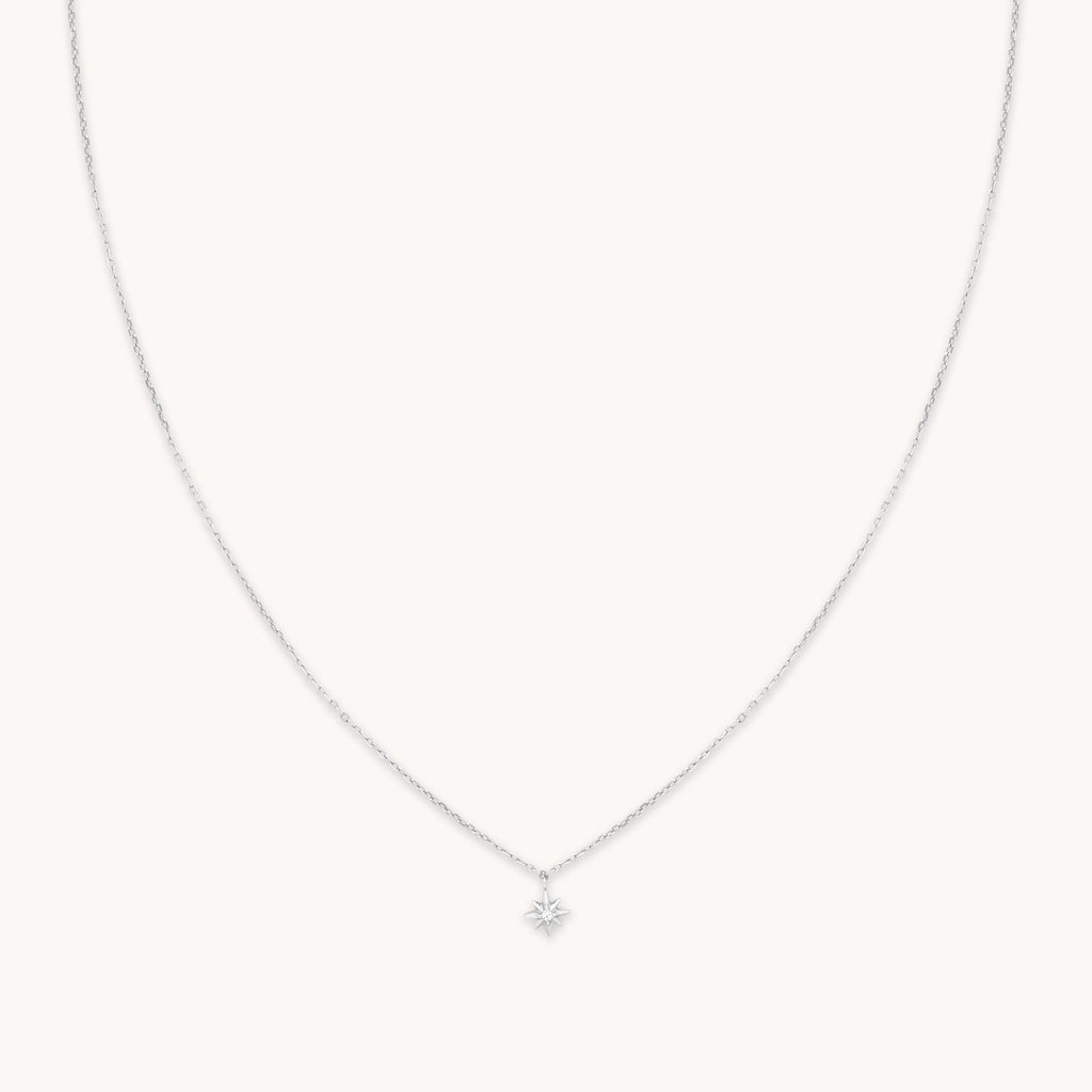 Twilight Star Pendant Necklace in Silver